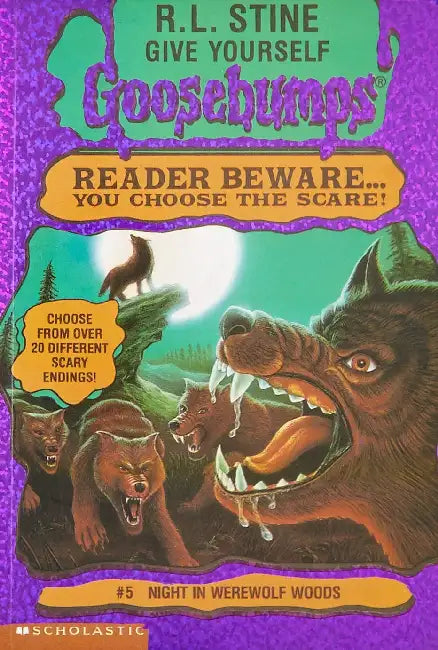 GYGB #05 Night In Werewolf Woods by R L Stine