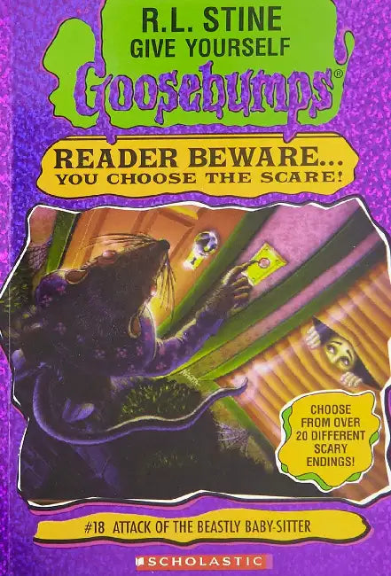 GYGB #18 Attack Of The Beastly Baby-Sitter by R L Stine