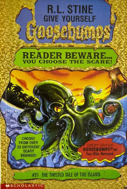 GYGB #21 The Twisted Tale Of Tiki Island by R L Stine