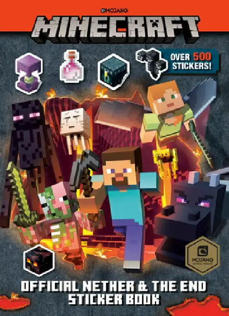 Minecraft Official the Nether and the End Sticker Book (Minecraft) by Stephanie Milton