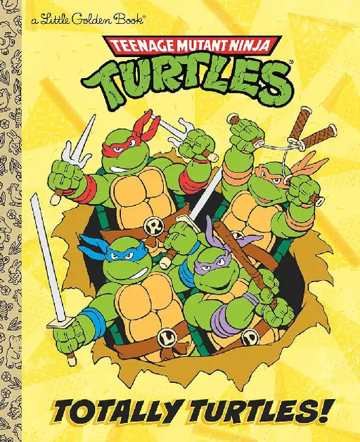 Retro Teenage Mutant Ninja Turtles Little Golden Book (Teenage Mutant Ninja Turtles) by Matthew J. Gilbert