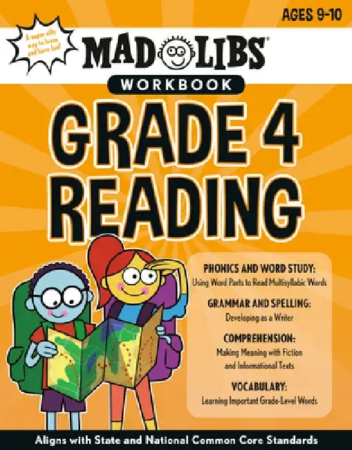 Mad Libs Workbook: Grade 4 Reading by Mad Libs