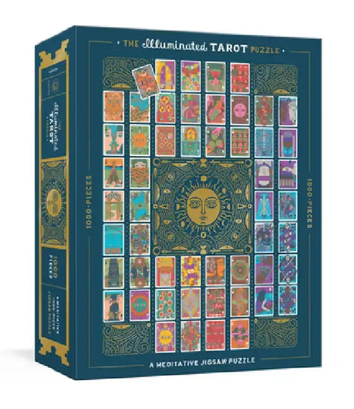 The Illuminated Tarot Puzzle: A Meditative 1000-Piece Jigsaw Puzzle by Caitlin Keegan