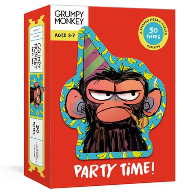 Grumpy Monkey Party Time! Puzzle: A 50-Piece Shaped Jigsaw Puzzle: A Puzzle for Kids by Suzanne Lang
