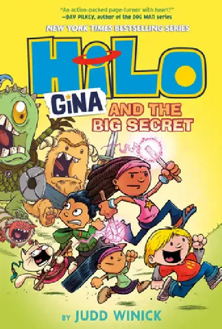 Hilo Book 8: Gina and the Big Secret: (A Graphic Novel) by Judd Winick