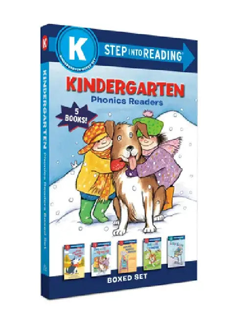 Kindergarten Phonics Readers Boxed Set: Jack and Jill and Big Dog Bill, the Pup Speaks Up, Jack and Jill and T-Ball Bill, Mouse Makes Words, Silly Sar by Martha Weston