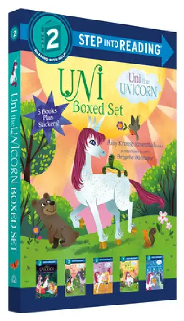 Uni the Unicorn Step Into Reading Boxed Set: Uni Brings Spring; Uni's First Sleepover; Uni Goes to School; Uni Bakes a Cake; Uni and the Perfect Prese by Amy Krouse Rosenthal