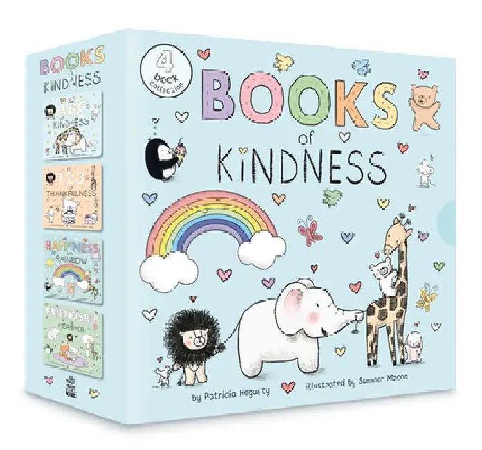 Grow Kind Hearts Boxed Set: ABCs of Kindness; 123s of Thankfulness; Happiness Is a Rainbow; Friendship Is Forever by Patricia Hegarty
