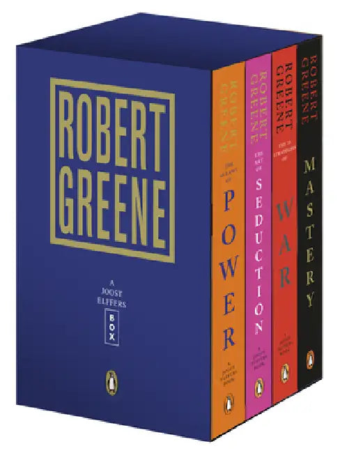 Robert Greene 4-Book Boxed Set: The 48 Laws of Power; The Art of Seduction; The 33 Strategies of War; Mastery by Robert Greene, Joost Elffers