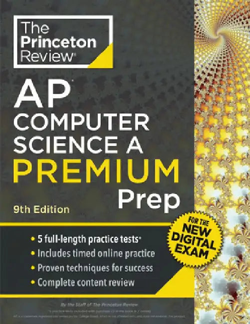 Princeton Review AP Computer Science A Premium Prep 9th Edition: For the NEW 2026 Exam: 