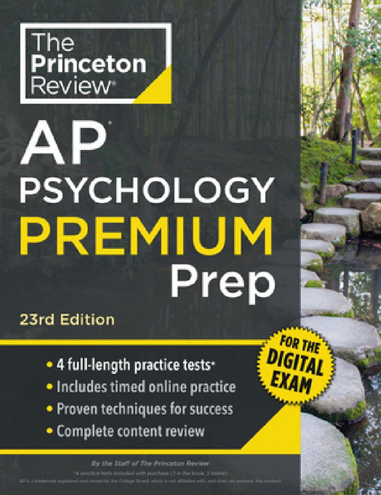 Princeton Review AP Psychology Premium Prep 23rd Edition: 4 Practice Tests + Digital Practice  by The Princeton Review