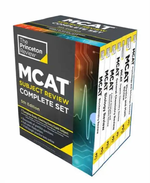 Princeton Review MCAT Subject Review Complete Box Set, 5th Edition: 7 Complete Books + 3 Online Practice Tests by The Princeton Review