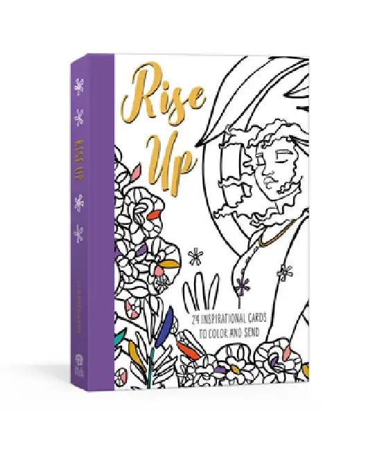 Rise Up Postcard Book: 24 Inspirational Cards to Color and Send by Ink & Willow