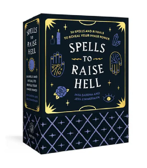 Spells to Raise Hell Cards: 50 Spells and Rituals to Reveal Your Inner Power by Jaya Saxena