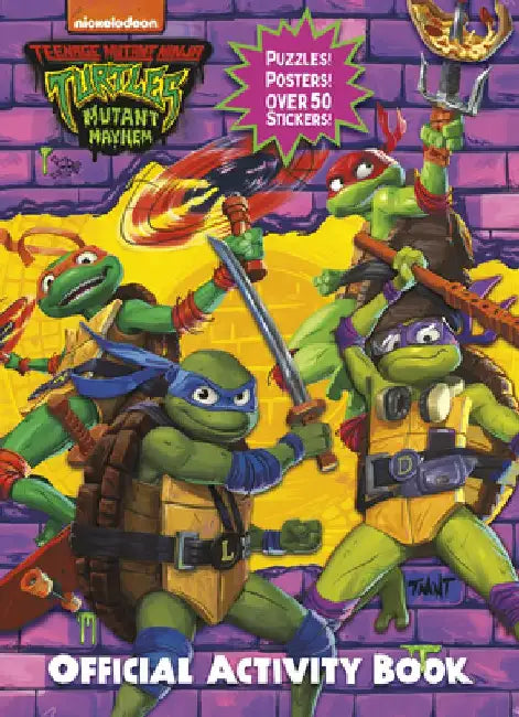 Teenage Mutant Ninja Turtles: Mutant Mayhem: The Official Activity Book by Random House