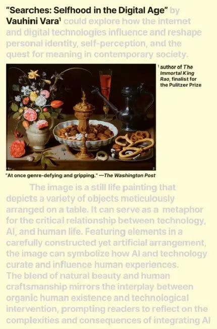 Searches: Selfhood in the Digital Age by Vauhini Vara