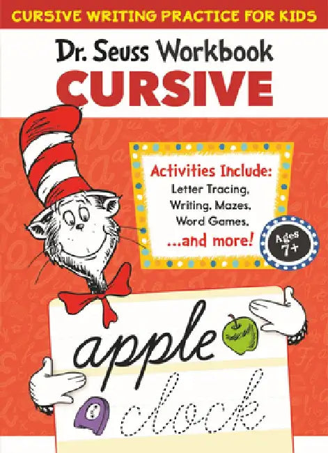 Dr. Seuss Cursive Workbook: Beginner Cursive Handwriting for Kids by Dr Seuss