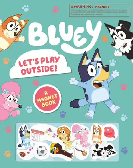 Bluey: Let's Play Outside: A Magnet Book by Penguin Young Readers Licenses