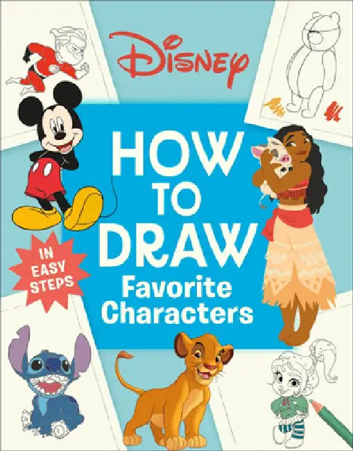 Disney How to Draw Favorite Characters by DK