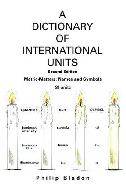 A Dictionary of International Units: Metric-Matters: Names and Symbols by Philip Bladon