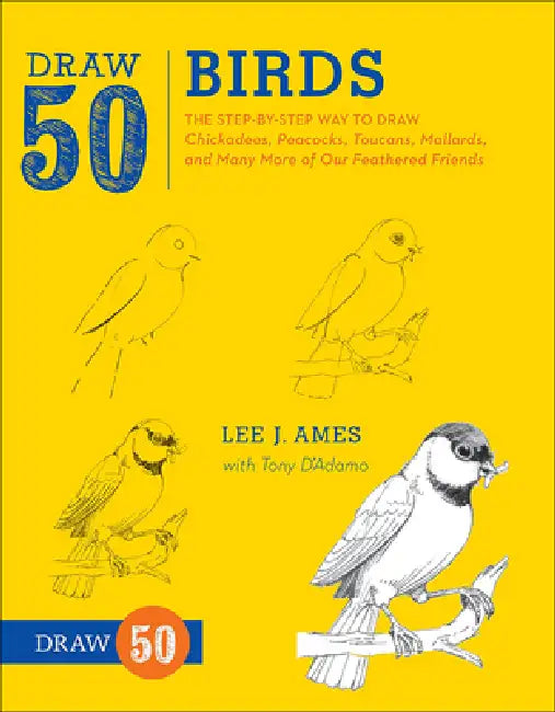 Draw 50 Birds by Lee J. Ames, Tony D'Adamo