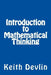 Introduction to Mathematical Thinking by Keith Devlin