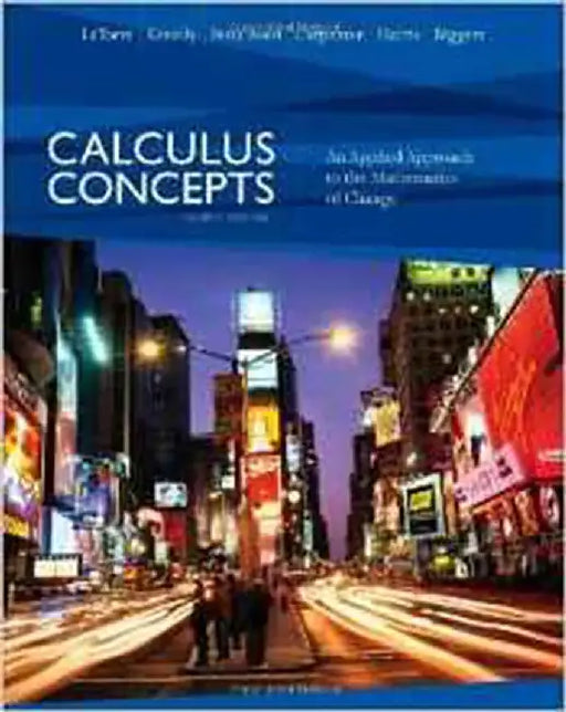 Latorre Calc Concepts by Cindy Harris, Others