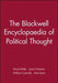 The Blackwell Encyclopaedia of Political Thought by David Miller