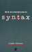 Beginning Syntax by Linda Thomas