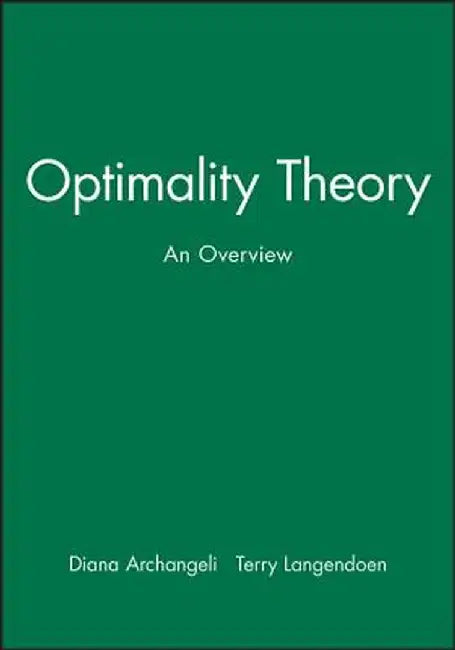 Optimality Theory by Diana Archangeli