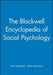 Blackwell Ency Social Psychology by Tony Manstead