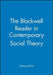 Blackwell Reader in Contemporary by Anthony Elliott