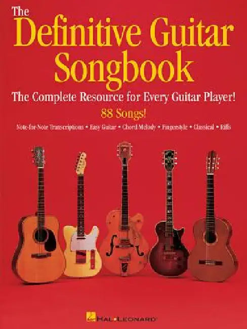 The Definitive Guitar Songbook by Hal Leonard Corp