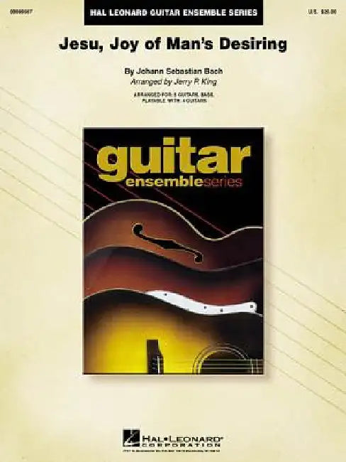 Jesu, Joy of Man's Desiring: Guitar Ensemble Series by Johann Sebastian Bach, Jerry King