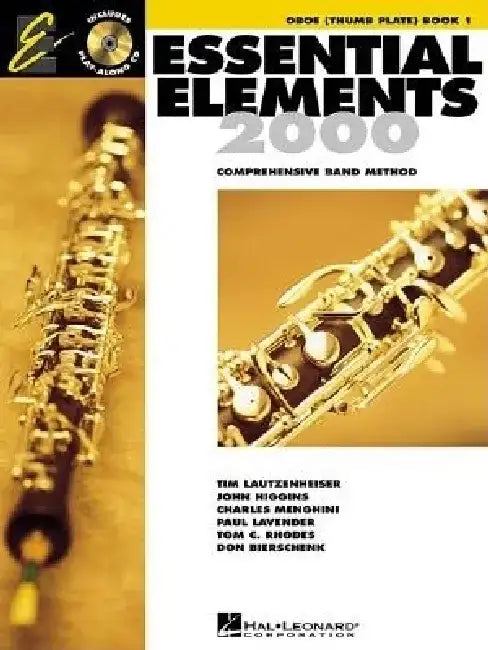 Essential Elements for Band - Book 1 with My Ee Library: Thumb Plate Oboe
