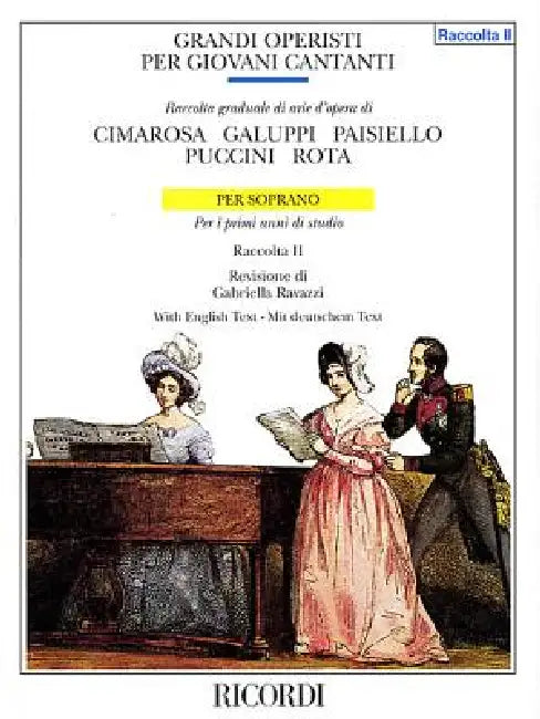 Great Opera Composers for Young Singers - Volume 2: Soprano and Piano by Hal Leonard Corp, Gabriella Ravazzi