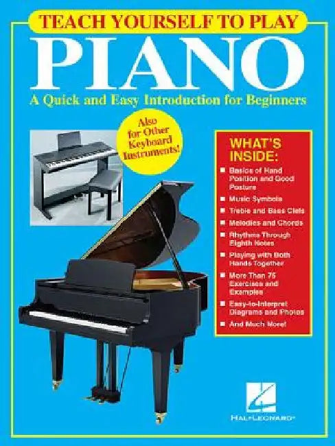 Teach Yourself to Play Piano by Hal Leonard Corp