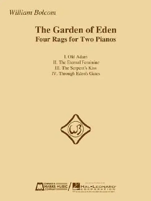 The Garden of Eden: Four Rags for Two Pianos by William Bolcom