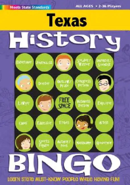 Texas History Bingo Game! by Gallopade International