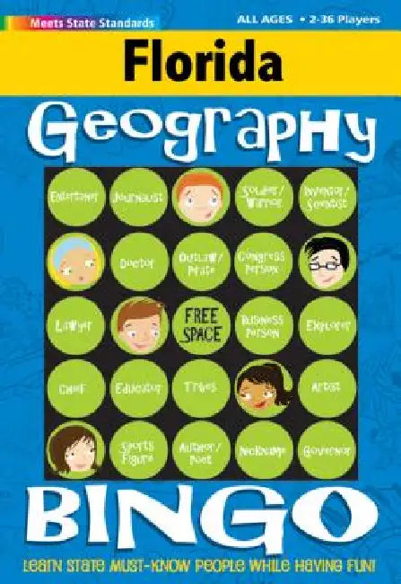 Florida Geography Bingo Game! by Gallopade International