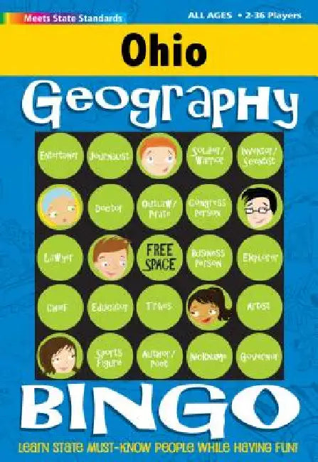 Ohio Geography Bingo Game! by Gallopade International