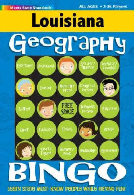 Louisiana Geography Bingo Game! by Gallopade International