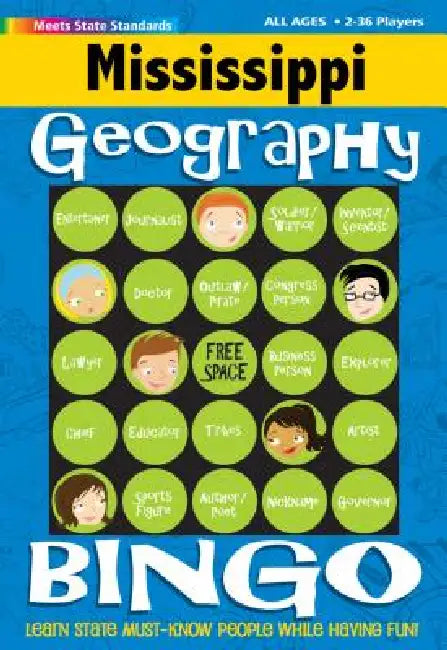 Mississippi Geography Bingo Game! by Gallopade International