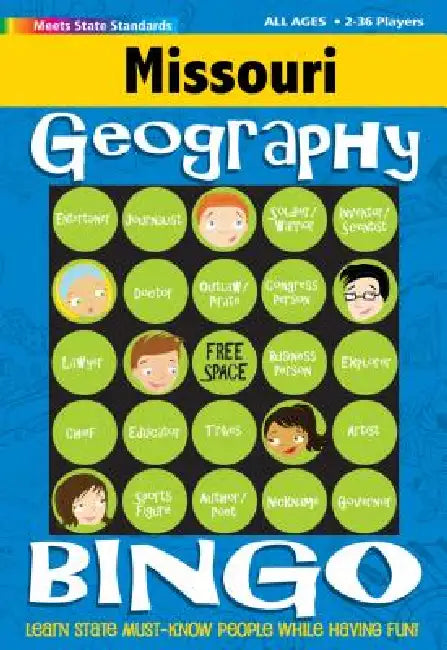 Missouri Geography Bingo Game! by Gallopade International