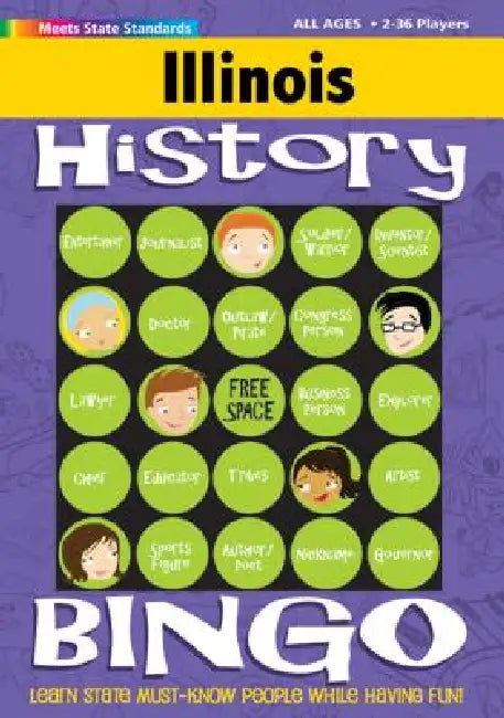 Illinois History Bingo Game! by Gallopade International