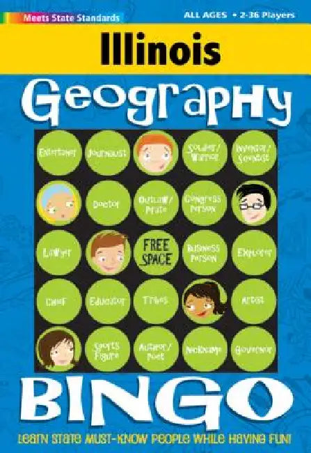 Illinois Geography Bingo Game! by Gallopade International