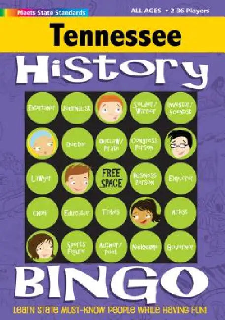 Tennessee History Bingo by Gallopade International