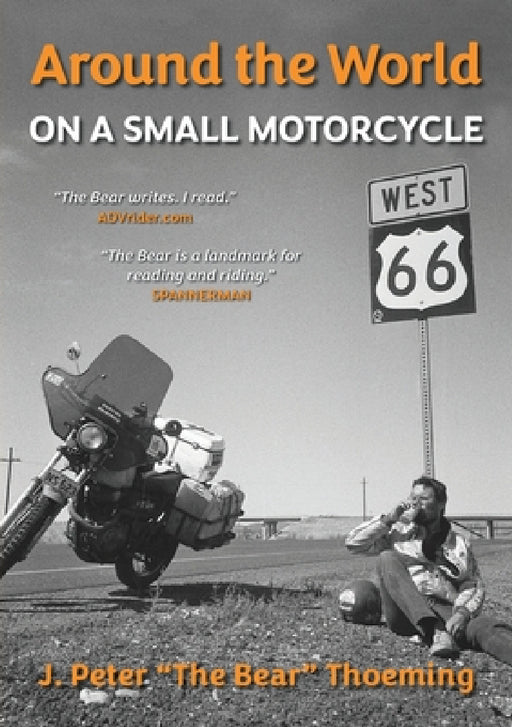 Around the world on a small motorcycle by J. Peter Thoeming