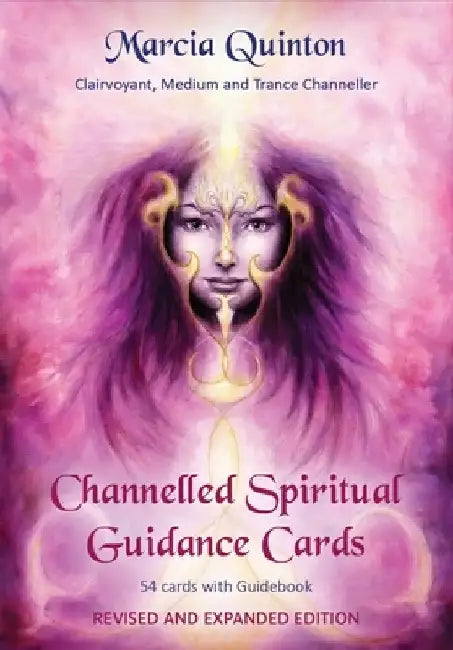 Channelled Spiritual Guidance Cards: 54 Cards with Guidebook by Marcia Quinton