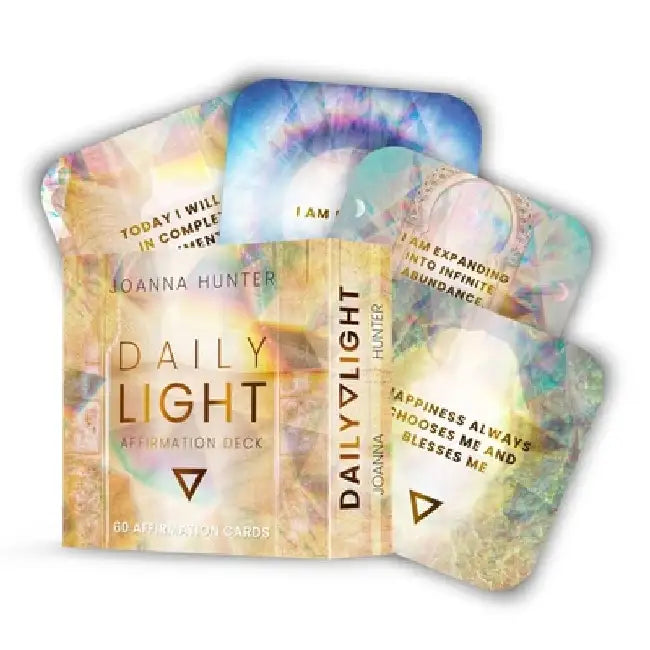 Daily Light Affirmation Deck: Quotes to Shift Your Consciousness (60 Full-Color Affirmation Cards) by Joanna Hunter